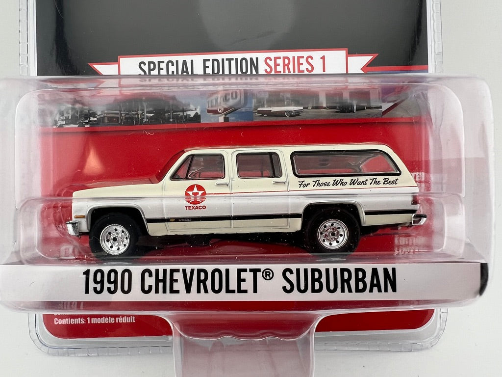 GreenLight 1990 Chevrolet Suburban – Texaco Special Edition Series 1 Fishwheels