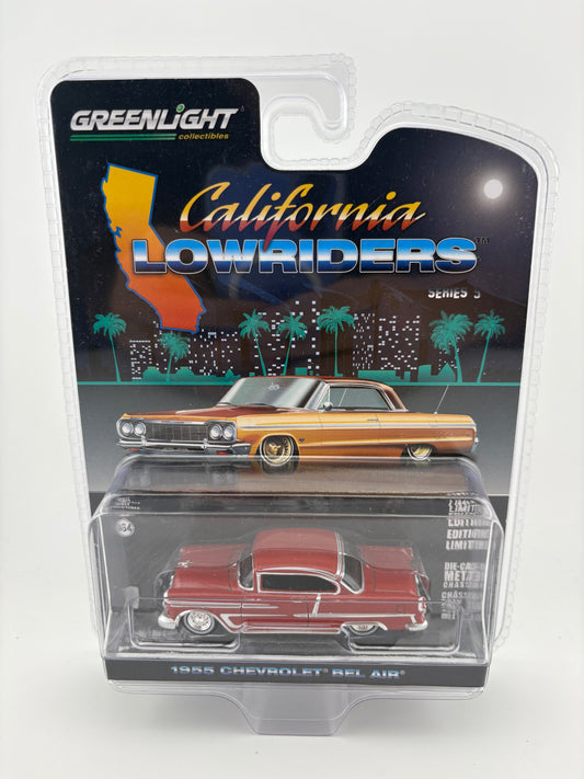 GreenLight California Lowriders Series 5 – 1955 Chevrolet Bel Air | 1:64 Scale Die-Cast