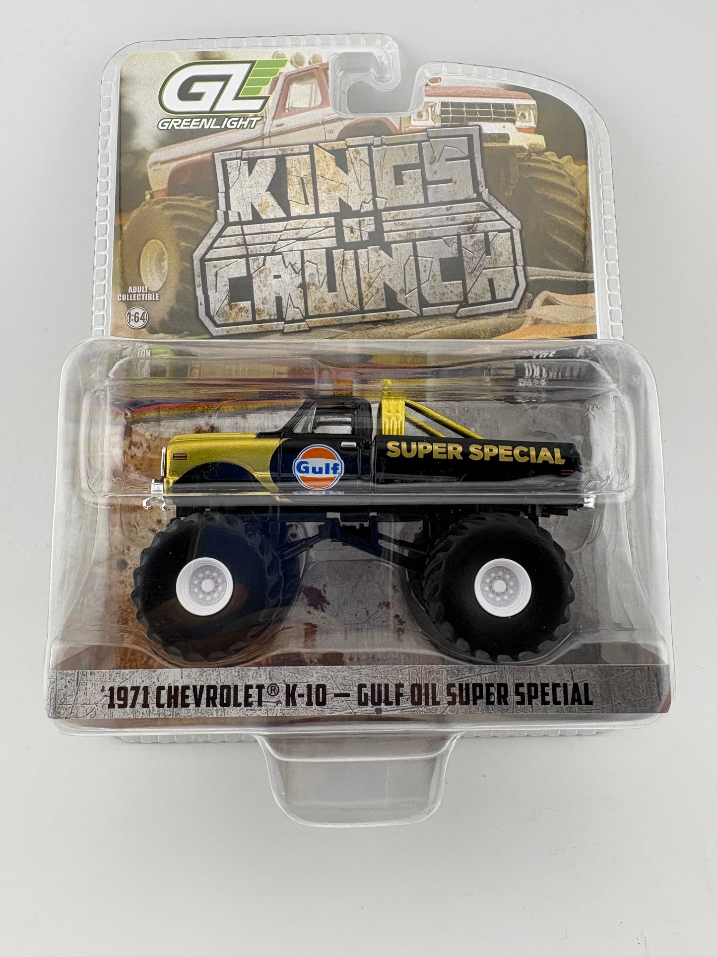 GreenLight Kings of Crunch – 1971 Chevrolet K-10 Gulf Oil Super Special
