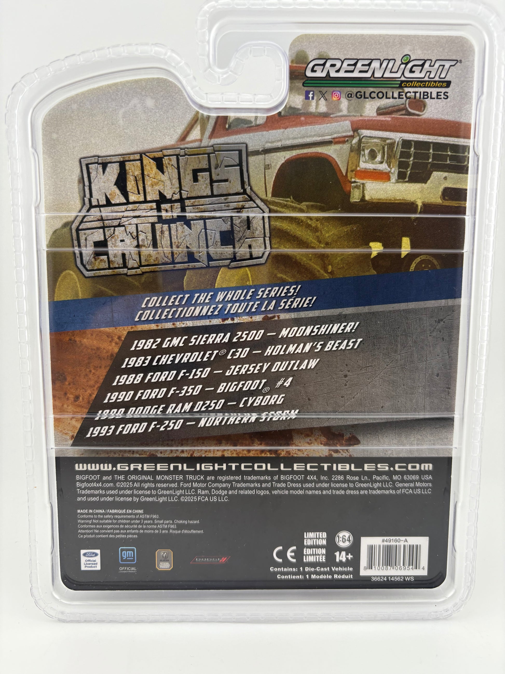 GreenLight Kings of Crunch – 1982 GMC Sierra 2500 “Moonshiner!” - Walmart Chase