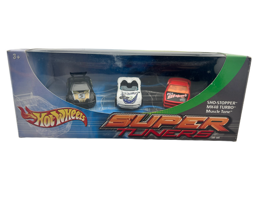 HW Super Tuners Sho-Stopper, MX48 Turbo, Muscle Tone Fishwheels