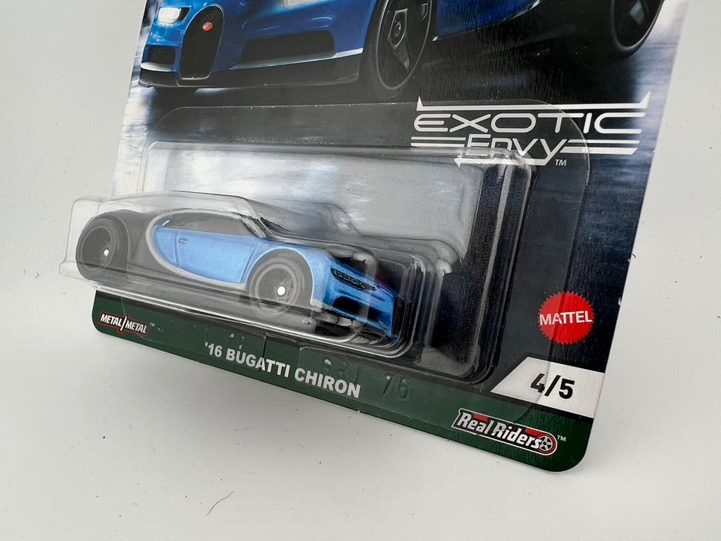 Hot Wheels '16 Bugatti Chiron – Car Culture: Exotic Envy (4/5) Fishwheels