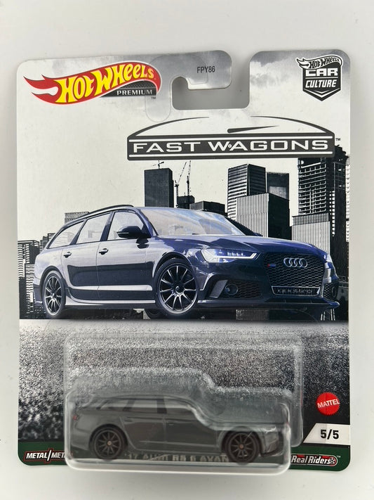 Hot Wheels '17 Audi RS 6 Avant – Fast Wagons (Car Culture Series) Fishwheels
