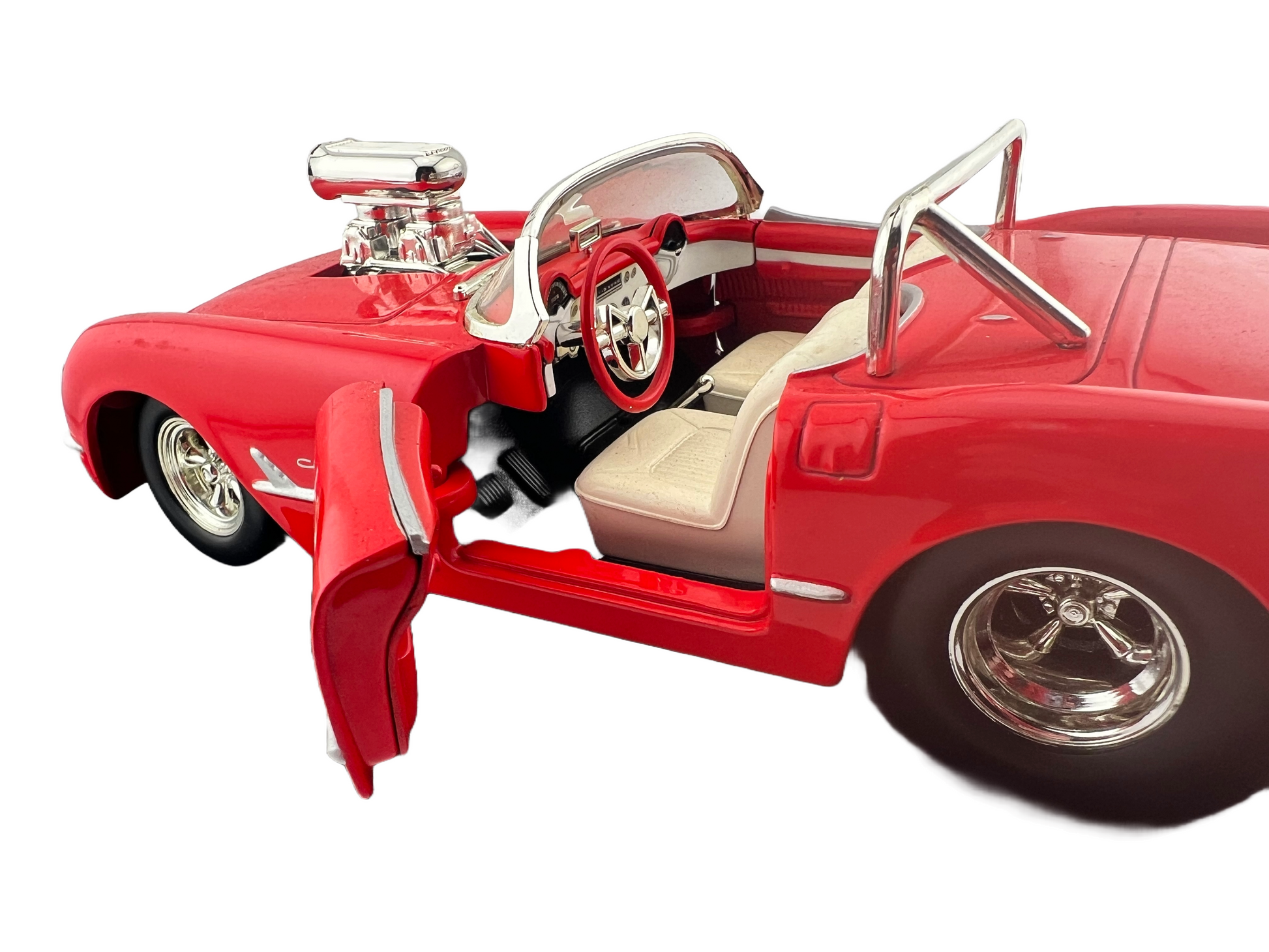 Hot Wheels 1953 Pro Street Corvette 1:18 Scale Fishwheels