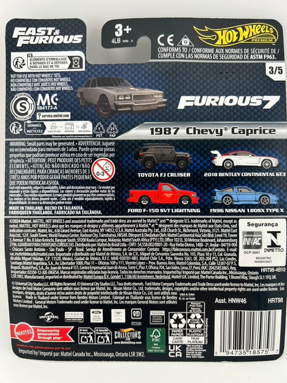 Hot Wheels 1987 Chevy Caprice Fishwheels
