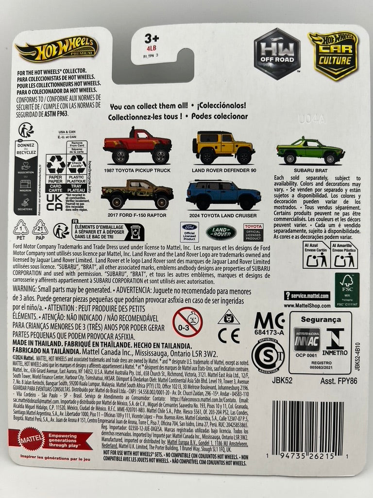 Hot Wheels 2024 Toyota Land Cruiser Fishwheels