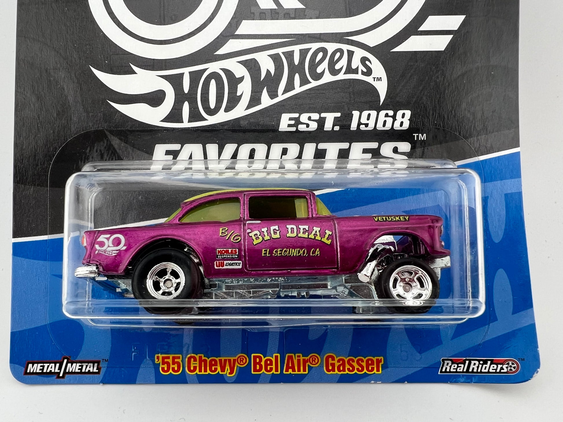 Hot Wheels 50th Favorites '55 Chevy® Bel Air® Gasser – "Big Deal"