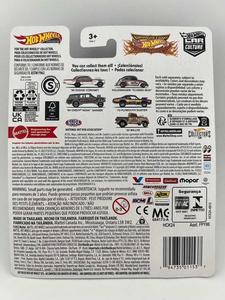 Hot Wheels ’65 Dodge Coronet – Car Culture: Drag Strip Demons Fishwheels