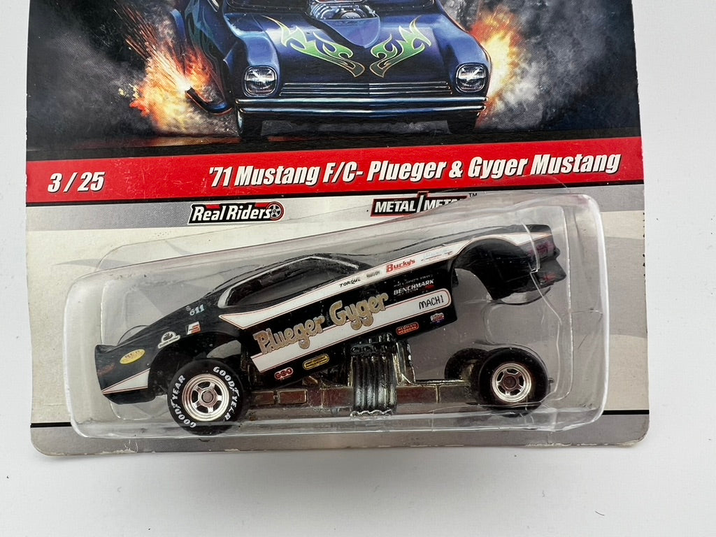 Hot Wheels '71 Mustang F/C – Plueger & Gyger Mustang (Drag Strip Demons) Fishwheels