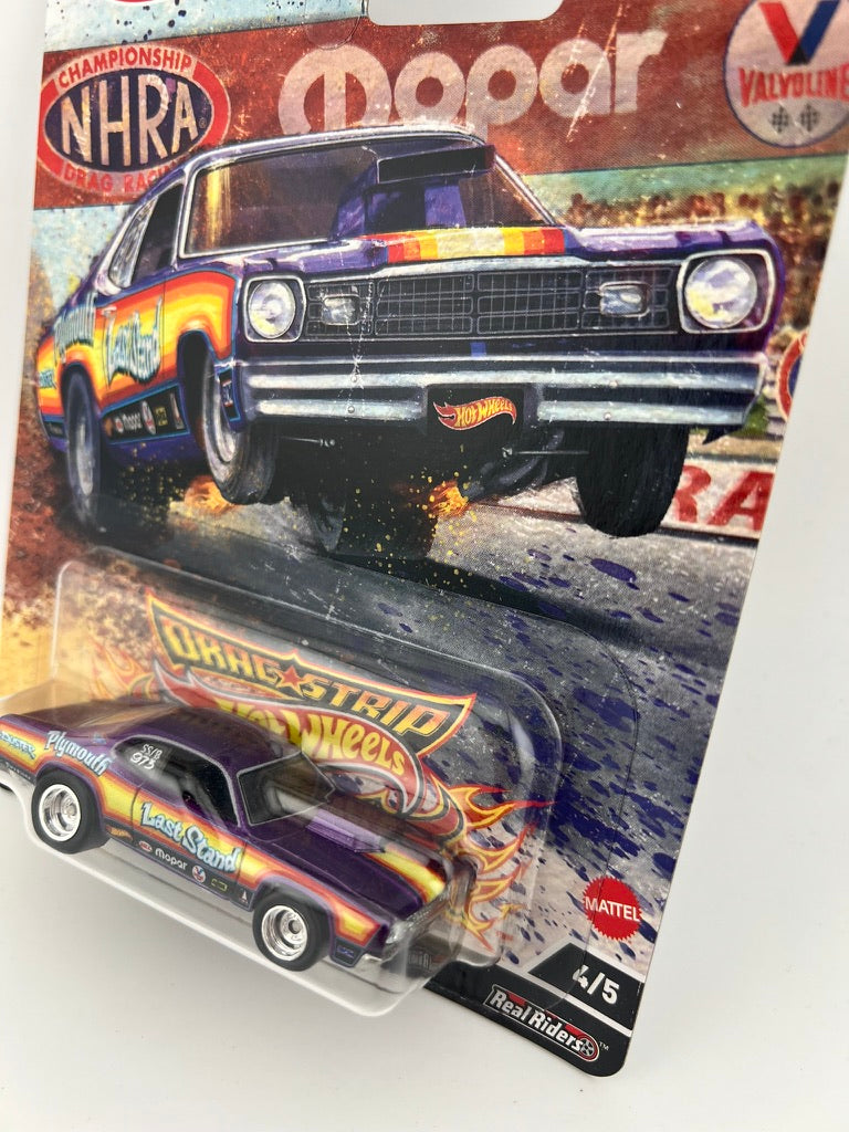 Hot Wheels '73 Plymouth Duster – Drag Strip Demons Fishwheels