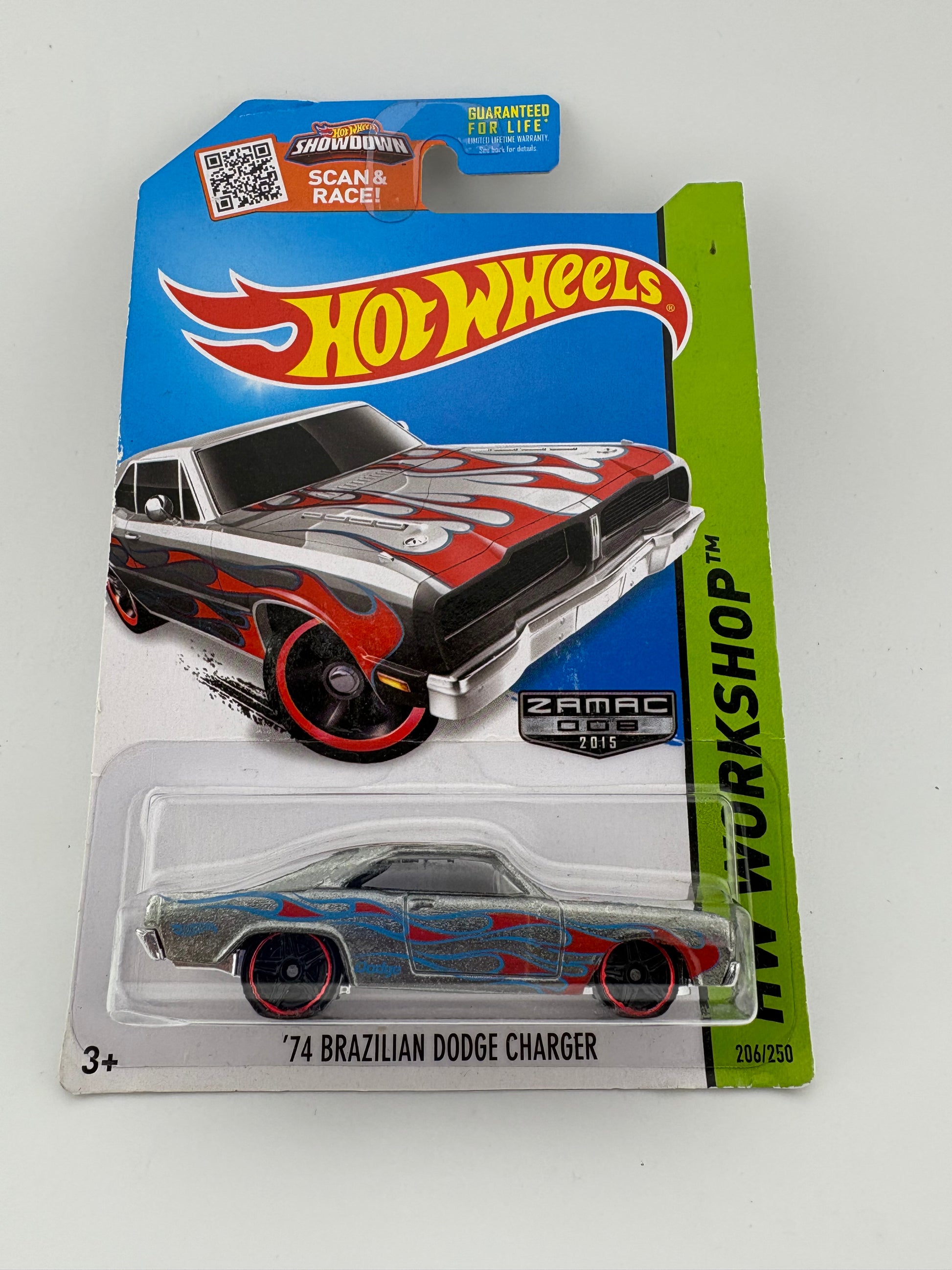 Hot Wheels ’74 Brazilian Dodge Charger ZAMAC