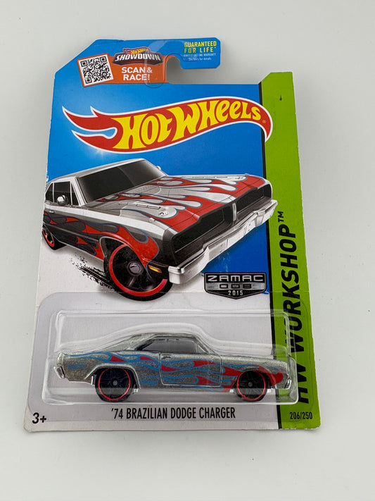 Hot Wheels ’74 Brazilian Dodge Charger ZAMAC