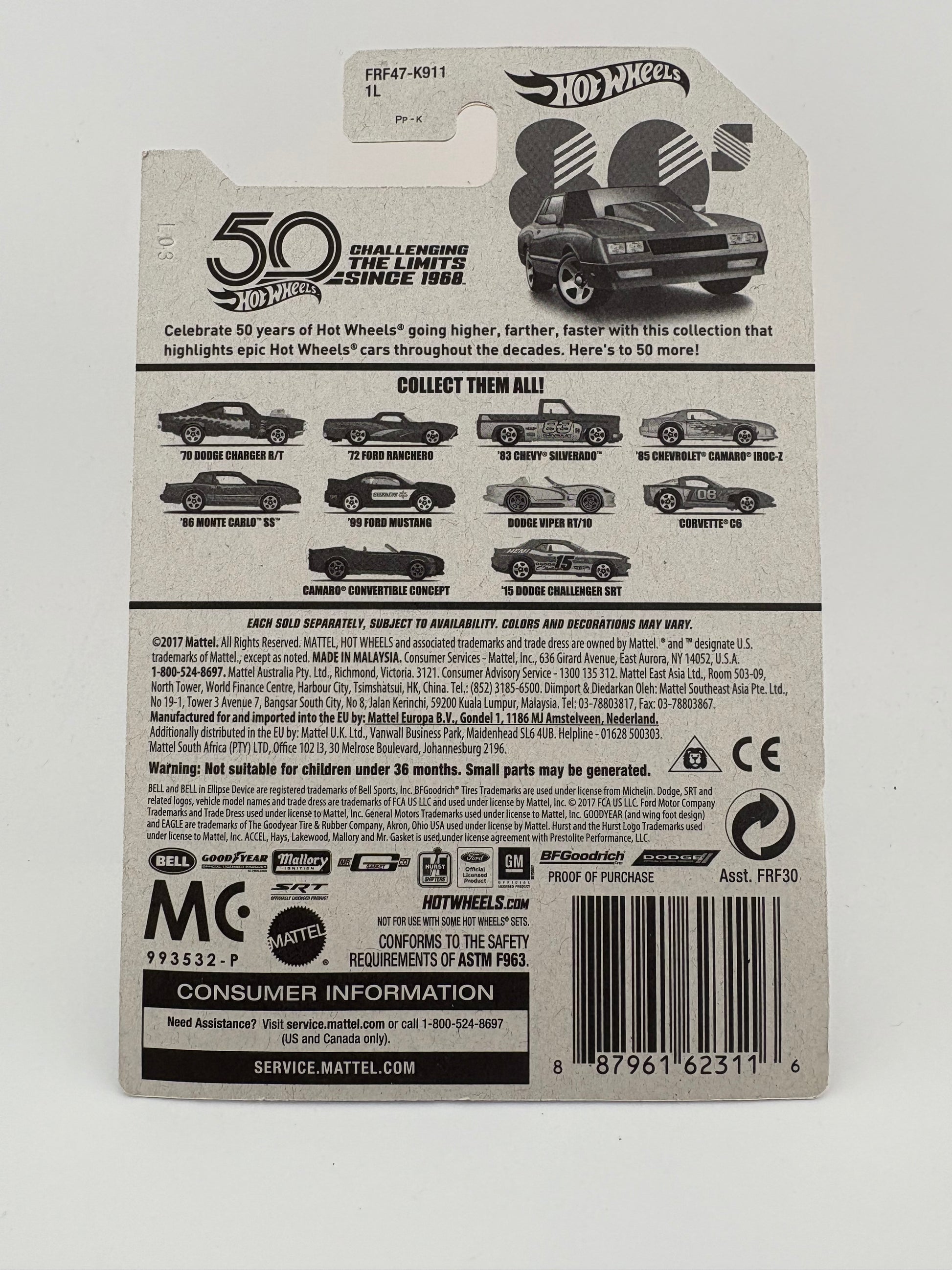 Hot Wheels ’86 Monte Carlo SS – 50th Anniversary “80s” Collection (5/10)
