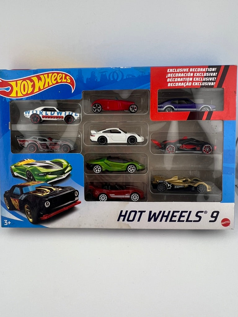 Hot Wheels 9-Car Gift Pack – Exclusive Decoration C Fishwheels