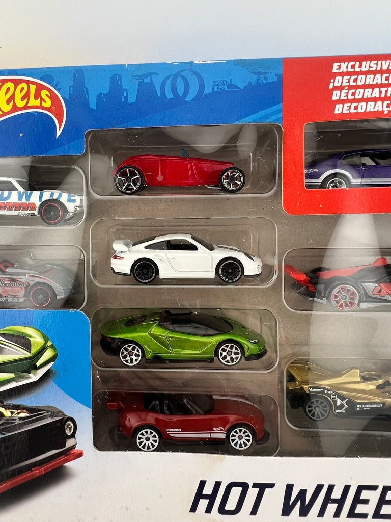 Hot Wheels 9-Car Gift Pack – Exclusive Decoration C Fishwheels