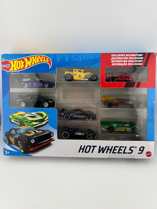 Hot Wheels 9-Car Gift Pack – Exclusive Decoration Edition Clearance Fishwheels