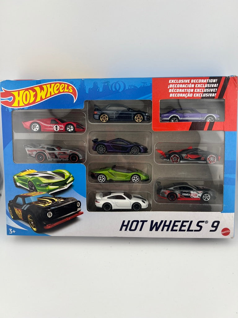 Hot Wheels 9-Car Gift Pack – Exclusive Decoration Edition Fishwheels