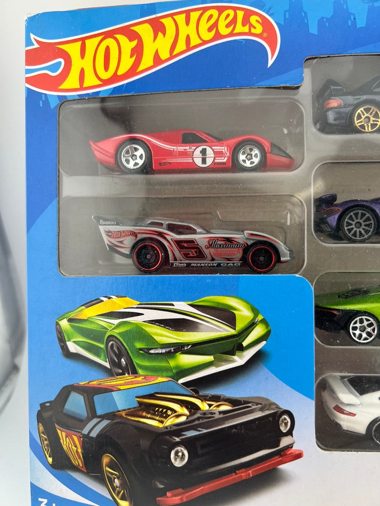 Hot Wheels 9-Car Gift Pack – Exclusive Decoration Edition Fishwheels