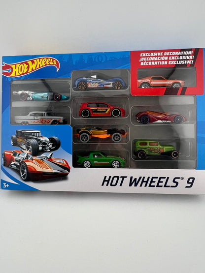 Hot Wheels 9-Car Gift Pack – Set with Exclusive Decoration (Set 2) Fishwheels