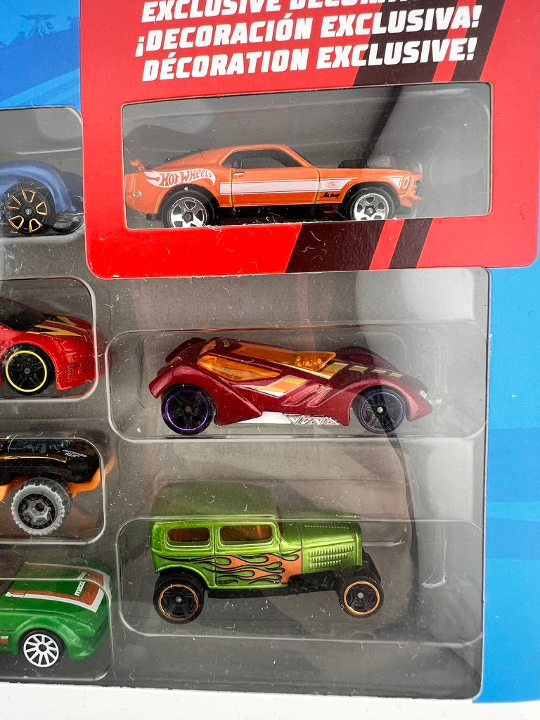 Hot Wheels 9-Car Gift Pack – Set with Exclusive Decoration (Set 2) Fishwheels