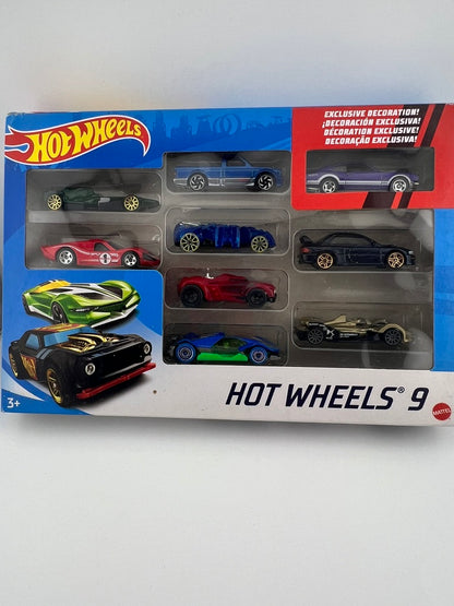 Hot Wheels 9-Car Gift Pack – Street & Speed Theme Fishwheels