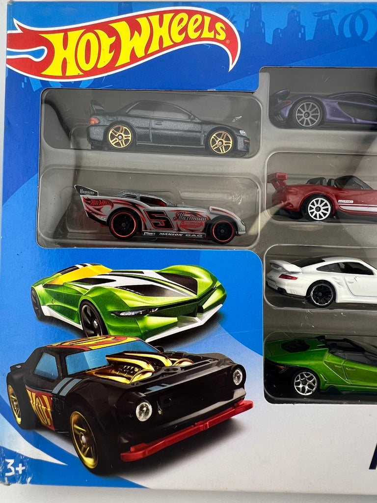 Hot Wheels 9-Car Pack – Collector's Multi-Theme Edition Fishwheels