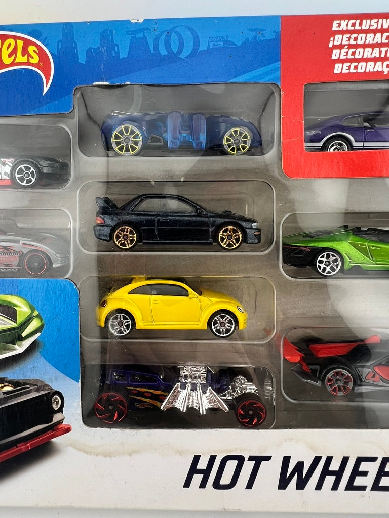Hot Wheels 9-Car Pack (Exclusive Blue Muscle Car Edition) Fishwheels