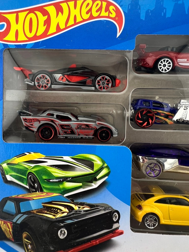 Hot Wheels 9-Car Pack (Exclusive Purple Muscle Car Edition) Fishwheels