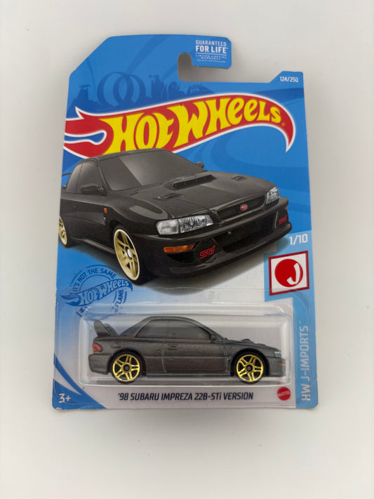 Hot Wheels ‘98 Subaru Impreza 22B-STi Version – HW J-Imports