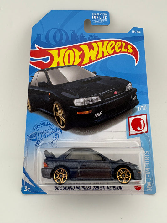 Hot Wheels ’98 Subaru Impreza 22B STi Version(Dark Blue)