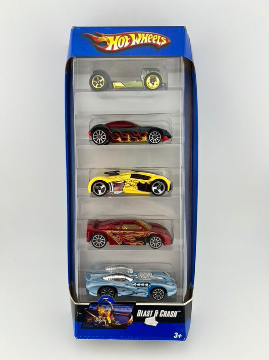 Hot Wheels Blast & Crash 5-Car Gift Pack Fishwheels