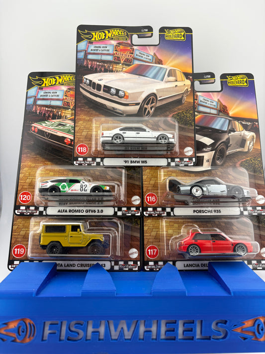 Hot Wheels Boulevard Premium Set – Numbers 116 to 120 (Complete Set of 5)