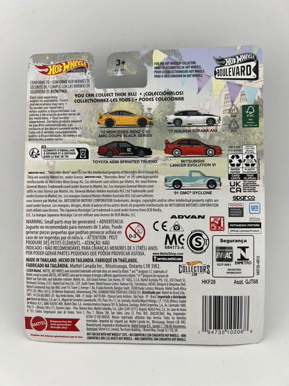 Hot Wheels Boulevard – Toyota AE86 Sprinter Trueno (Advan Livery) Fishwheels