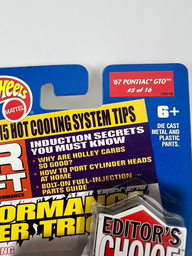 Hot Wheels Car Craft Editor's Choice ’67 Pontiac GTO Fishwheels