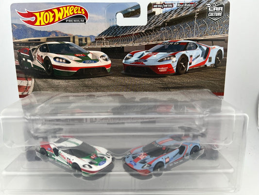 Hot Wheels Car Culture 2-Pack: ’16 Ford GT Race #67 & #69 Fishwheels