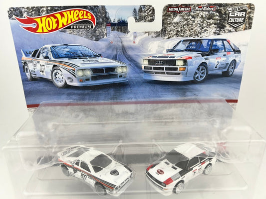 Hot Wheels Car Culture 2-Pack: Lancia Rally 037 & ’84 Audi Sport Quattro Fishwheels