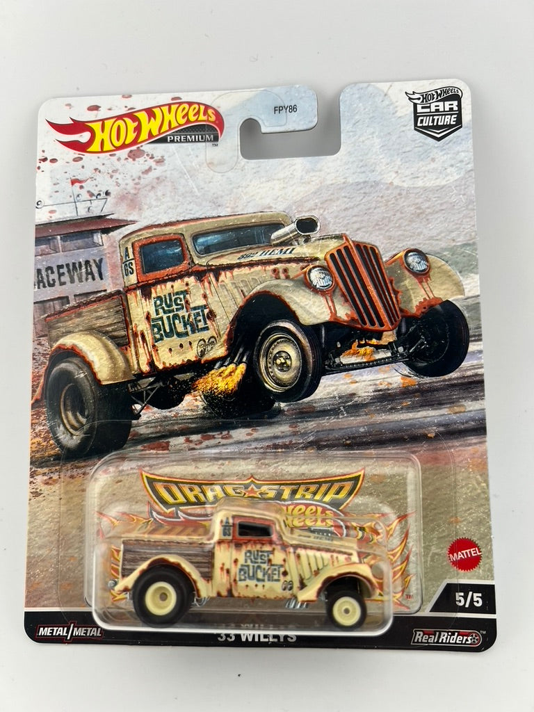 Hot Wheels Car Culture – ’33 Willys (Drag Strip Demons) Fishwheels