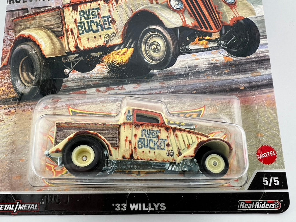 Hot Wheels Car Culture – ’33 Willys (Drag Strip Demons) Fishwheels