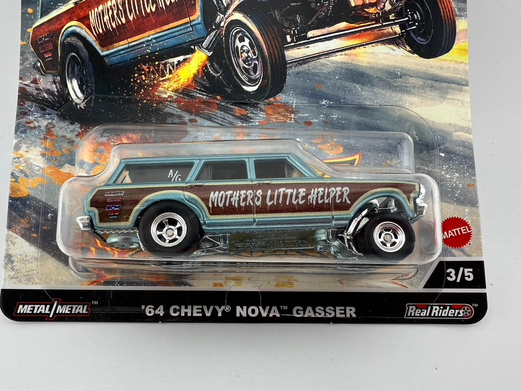 Hot Wheels Car Culture – '64 Chevy Nova Gasser “Mother’s Little Helper” Fishwheels