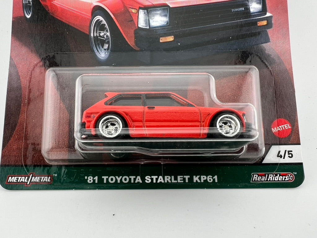 Hot Wheels Car Culture – ’81 Toyota Starlet KP61 Fishwheels