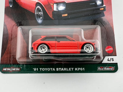 Hot Wheels Car Culture – ’81 Toyota Starlet KP61 Fishwheels