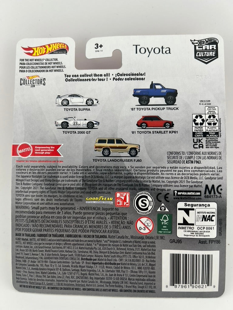 Hot Wheels Car Culture – ’81 Toyota Starlet KP61 Fishwheels