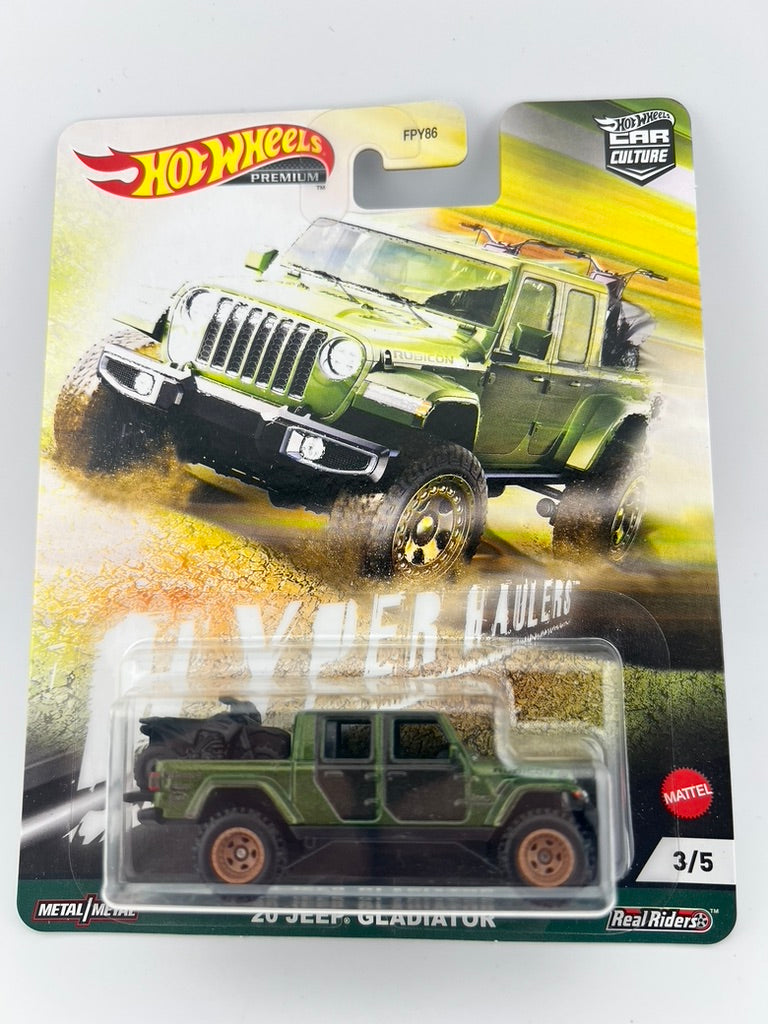 Hot Wheels Car Culture Hyper Haulers – ’20 Jeep Gladiator Fishwheels