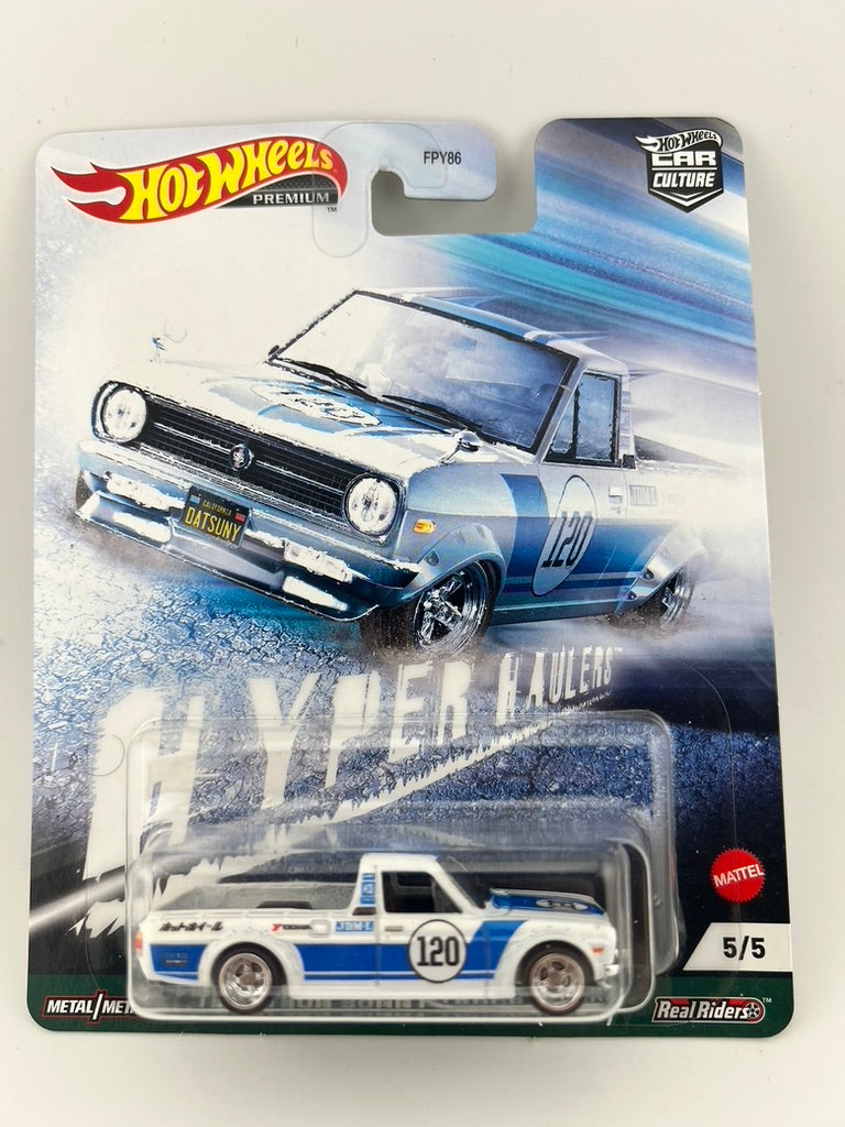 Hot Wheels Car Culture Hyper Haulers – ’75 Datsun Sunny Truck (B120) Fishwheels