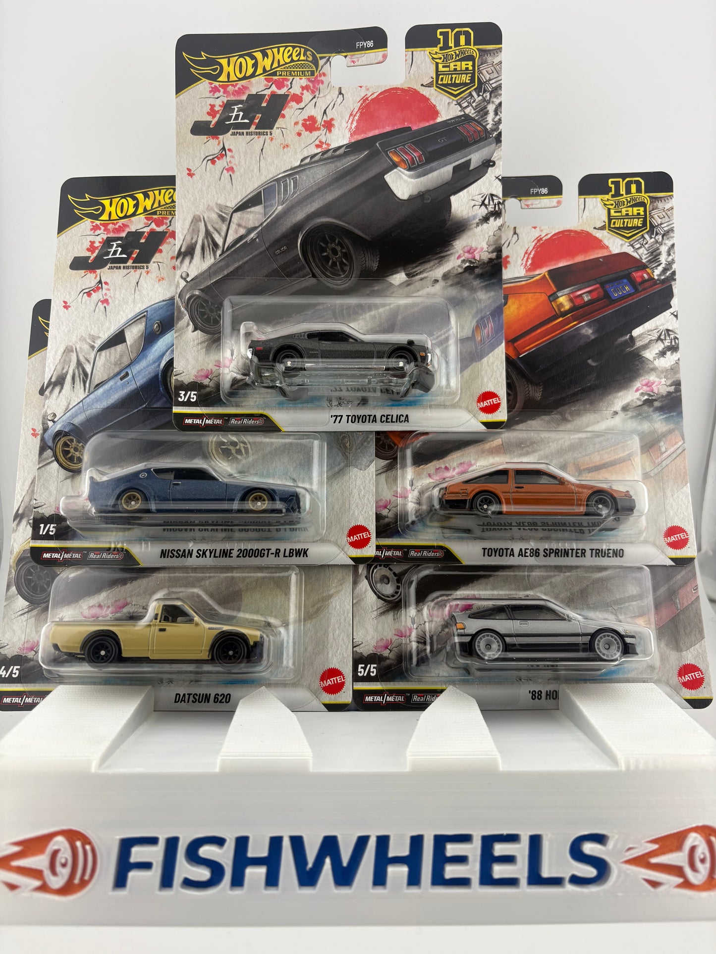 Hot Wheels Car Culture – Japan Historics 5 (Set of 5)