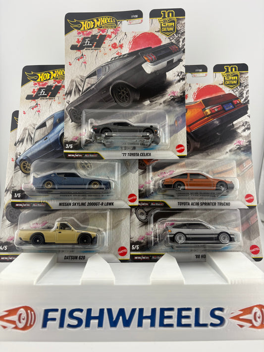Hot Wheels Car Culture – Japan Historics 5 (Set of 5)