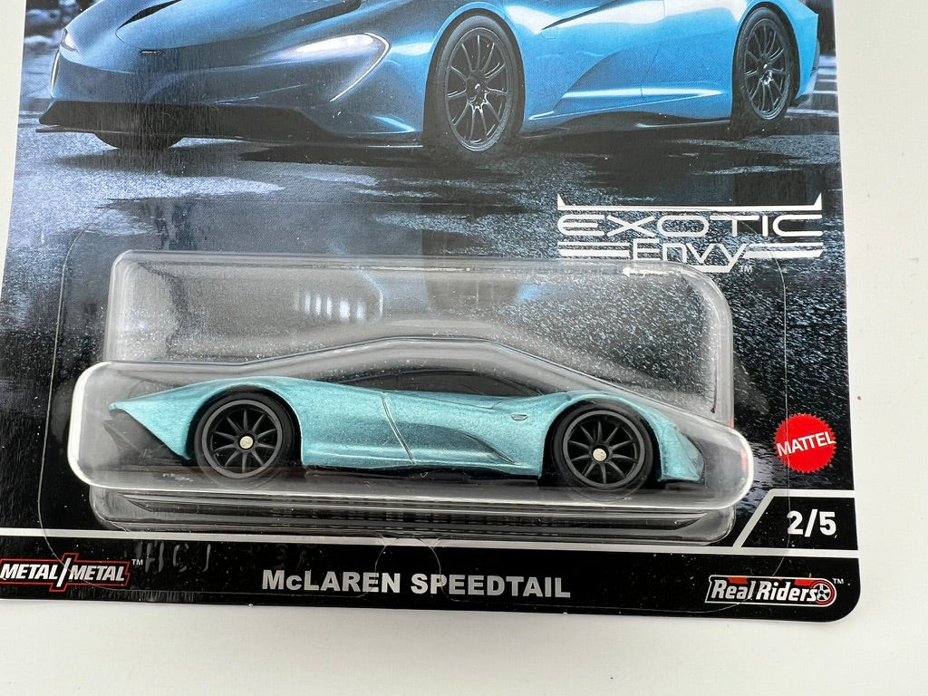 Hot Wheels Car Culture – McLaren Speedtail (Exotic Envy) Fishwheels