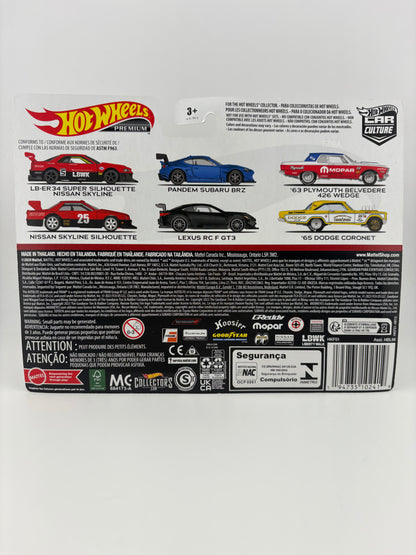 Hot Wheels Car Culture – Pandem Subaru BRZ & Lexus RC F GT3 2-Pack
