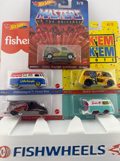 Hot Wheels Car Culture – Pop Culture: Mattel Brands 5-Car Set