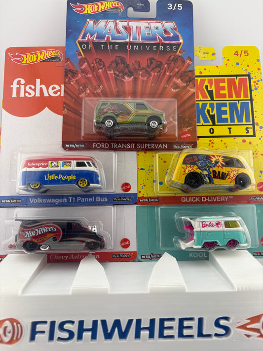 Hot Wheels Car Culture – Pop Culture: Mattel Brands 5-Car Set